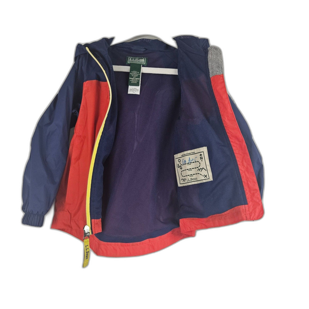 L.L.Bean Colorblock Wind and Rain Jacket 4T $65 - Picture 4 of 11